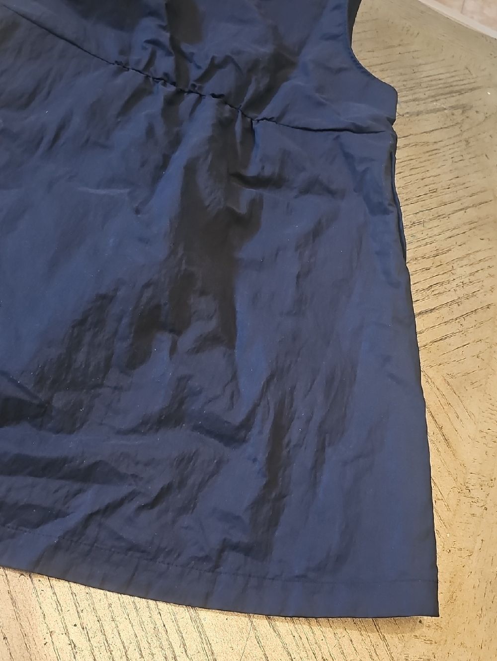 Zara Hooded Waterproof Tech Black Dress Size 11-12 - Picture 11 of 12